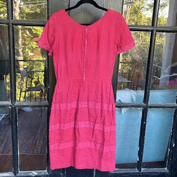 Vintage L’AIGLON Pink Dress Size 6 - Picture 5 of 6